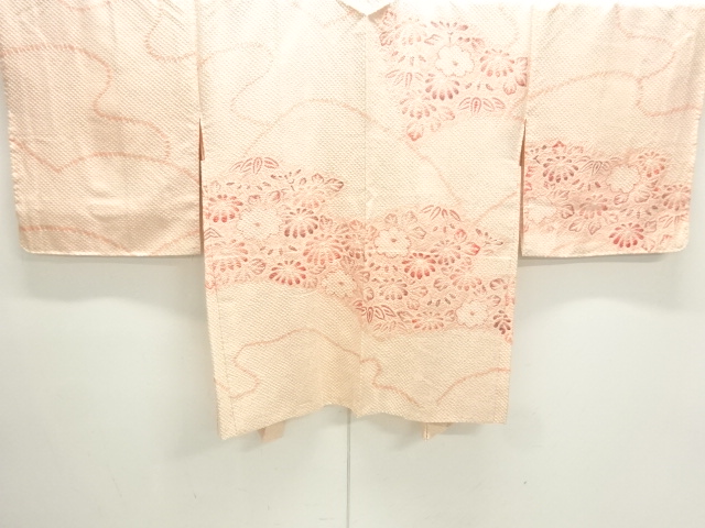 JAPANESE KIMONO / HAORI COAT / ALL SHIBORI / KIKU & BAMBOO GRASS
